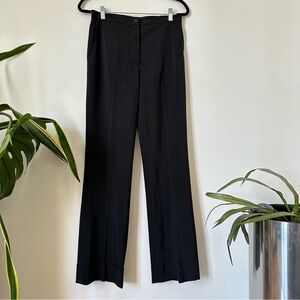 Jil Sander Black Straight Leg Pants